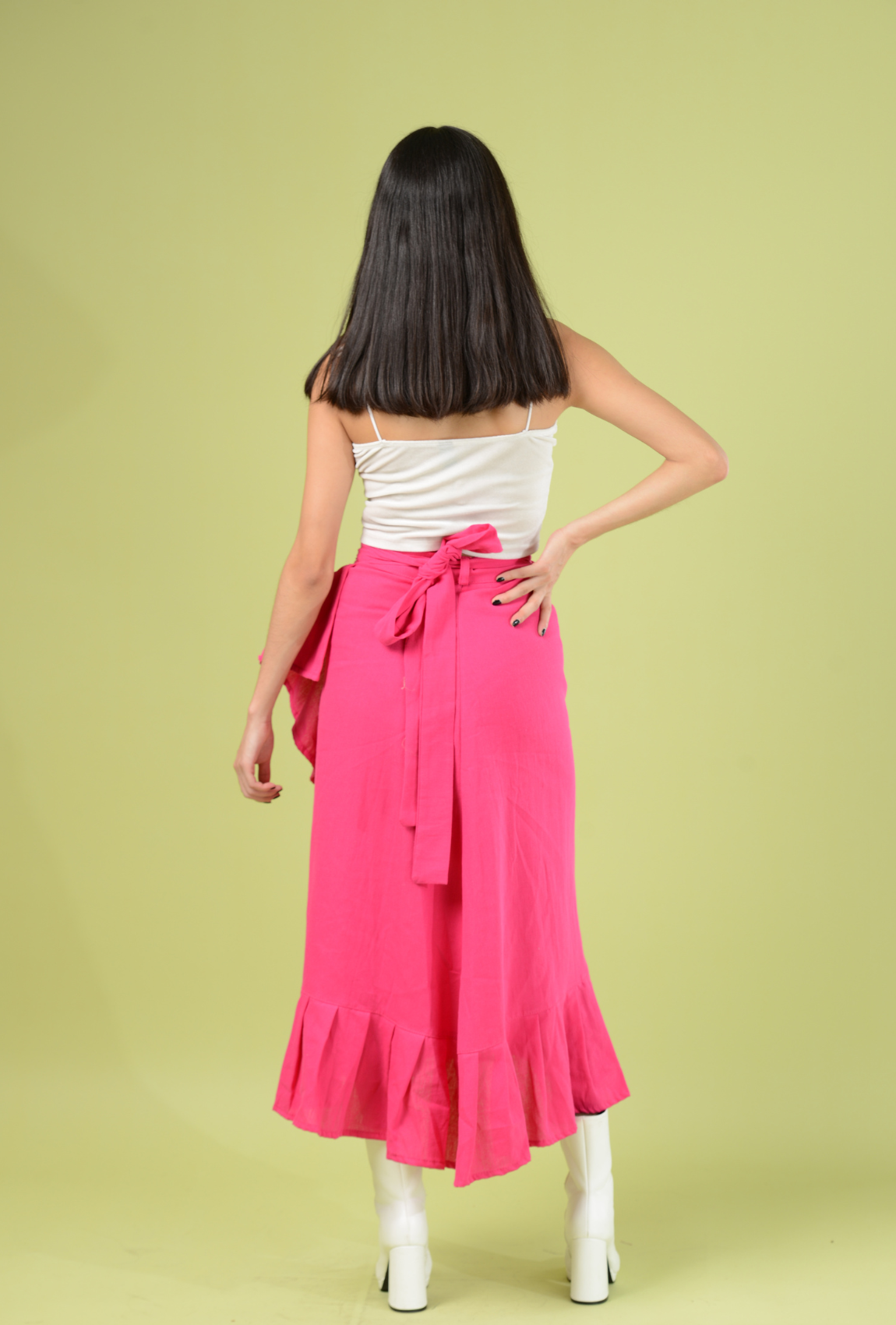 Falda sayulita rosa