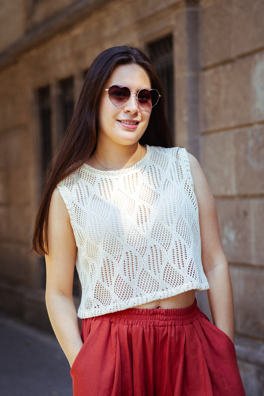 Blusa Balandra Crochet